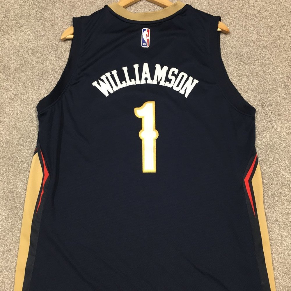 ZION WILLIAMSON NEW ORLEANS PELICANS AUTHENTIC JERSEY NIKE SZ 54/XL *GREAT SHAPE